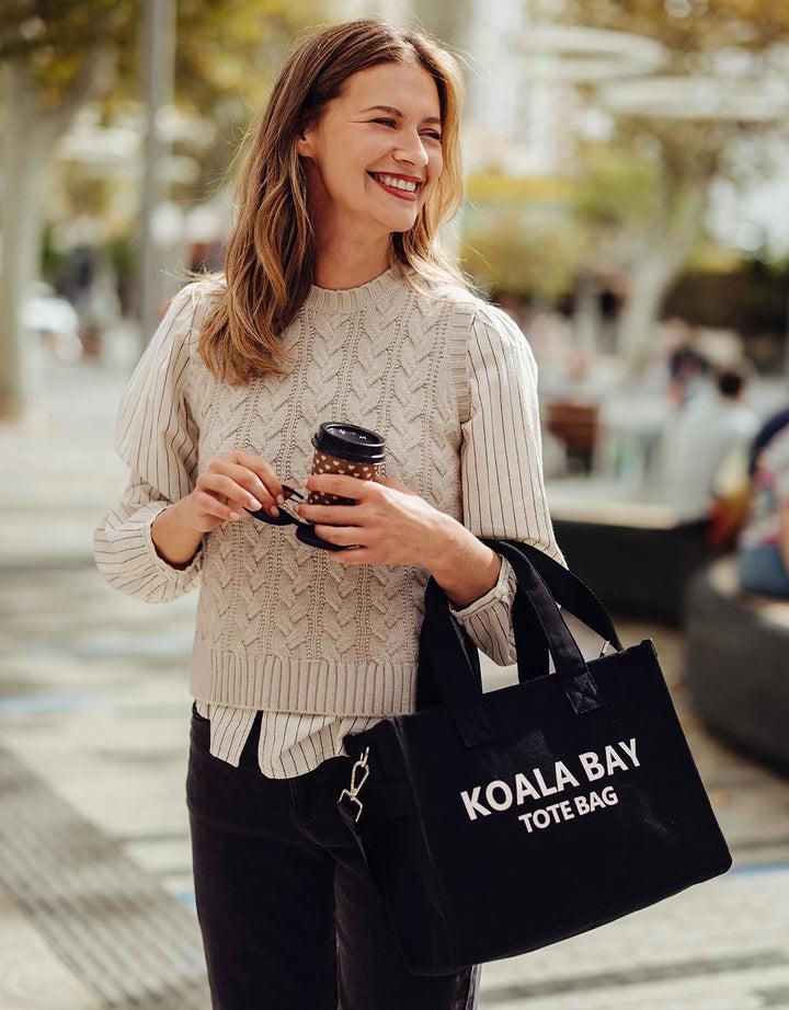 koala bay Chaleco Punto Grueso Beige - Alpica