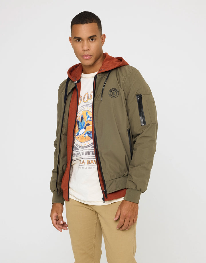 koala bay Chaqueta con Cremallera Verde - Marloes