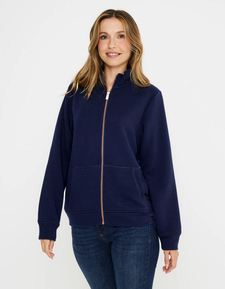 koala bay Chaqueta Cremallera Azul Marino - Tigia