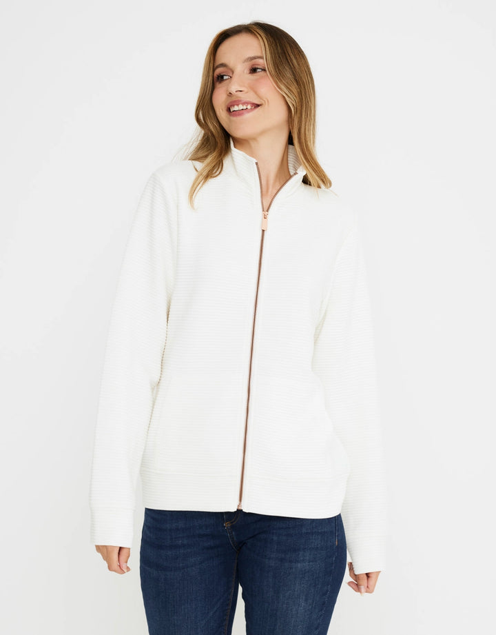 koala bay Chaqueta Cremallera Blanco - Tigia