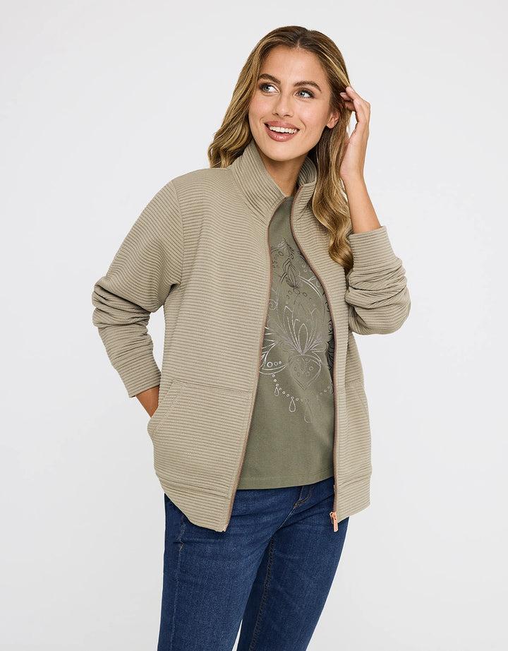 koala bay Chaqueta Cremallera Caqui - Tigia