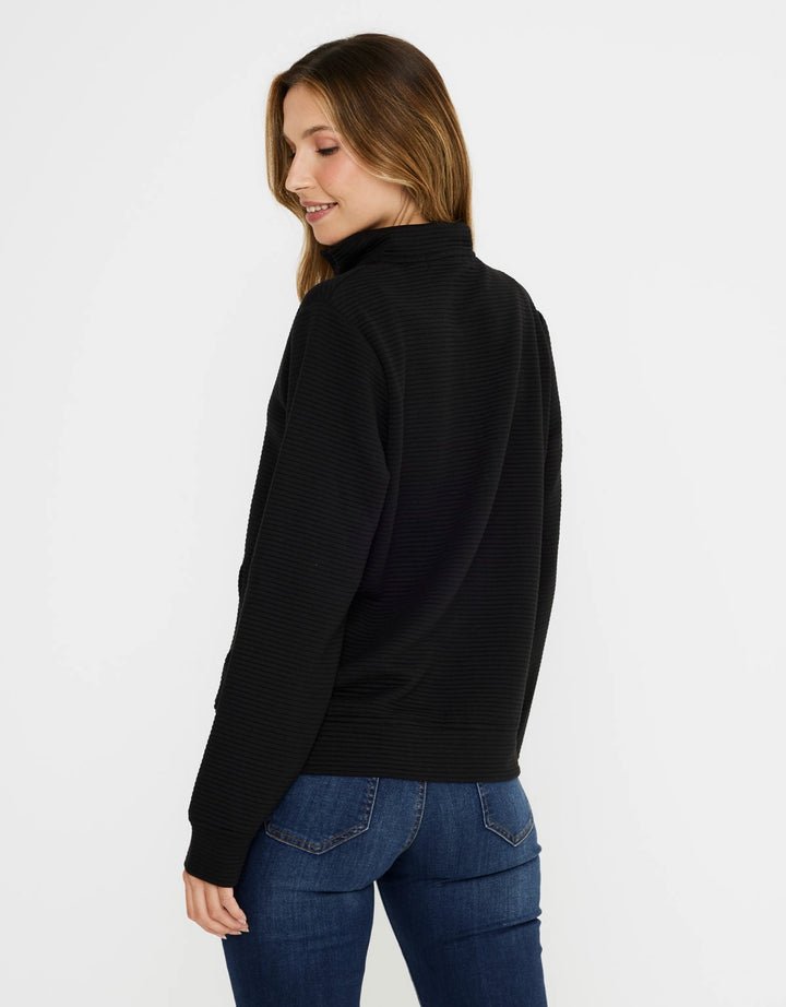 Koala Bay Chaqueta Cremallera Negro - Tigia