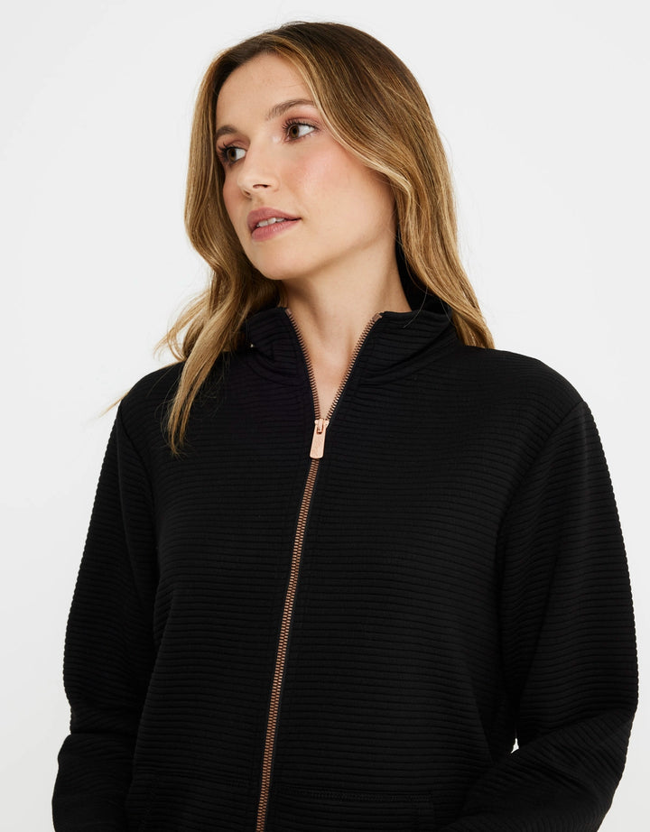 Koala Bay Chaqueta Cremallera Negro - Tigia