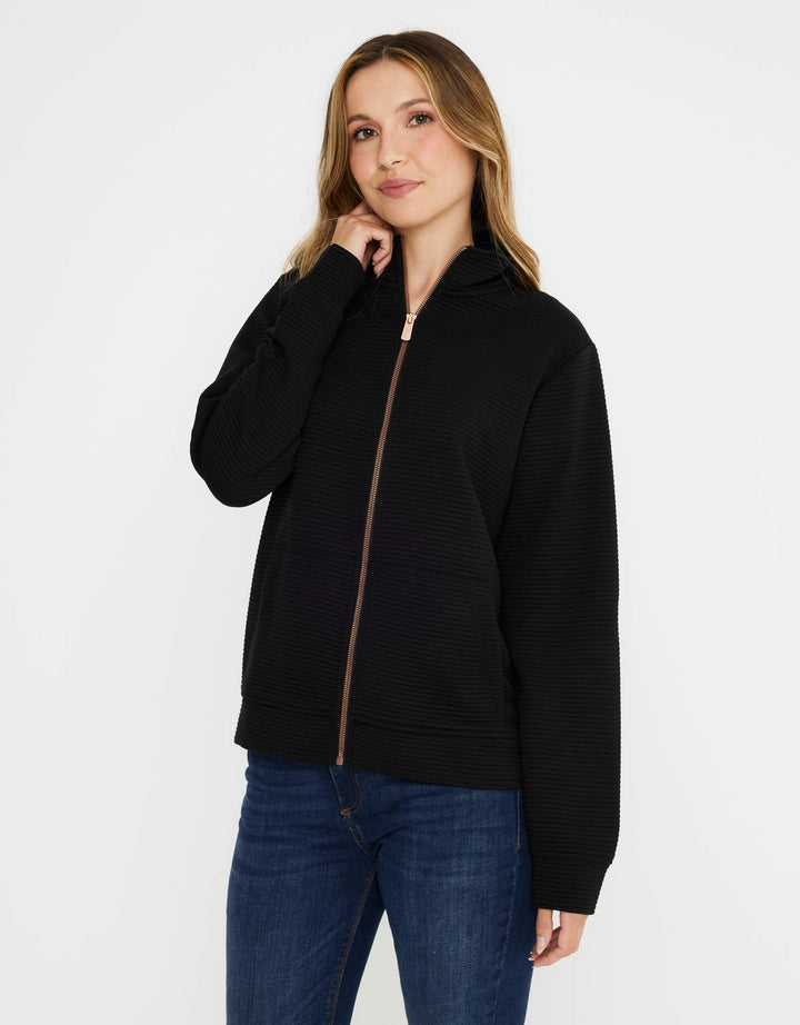 koala bay Chaqueta Cremallera Negro - Tigia