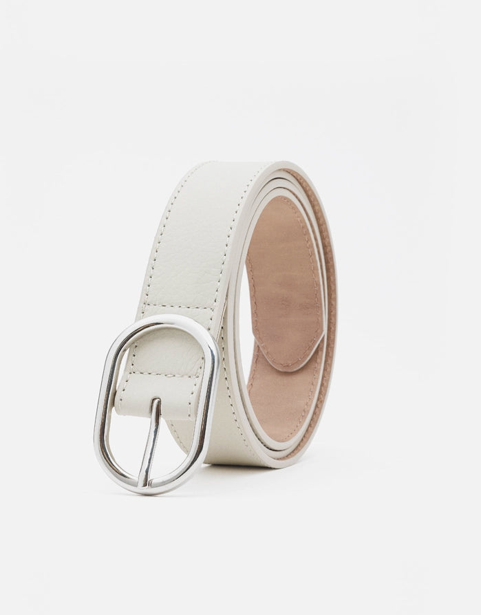 Koala Bay Cinturón Piel Blanco Roto - Cocot