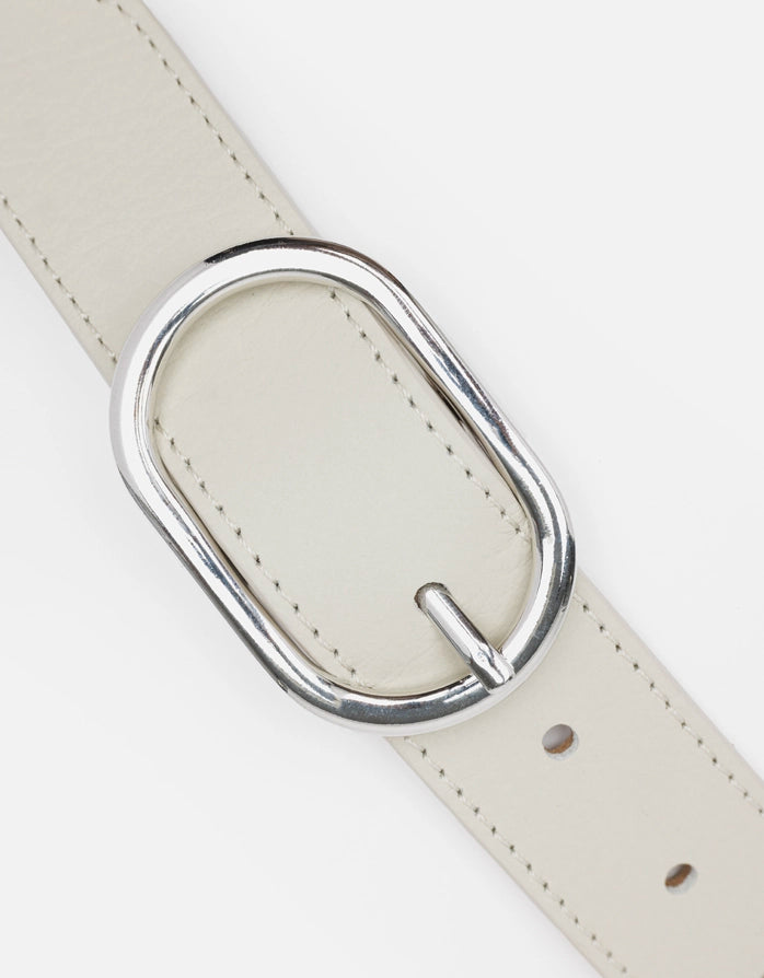 Koala Bay Cinturón Piel Blanco Roto - Cocot