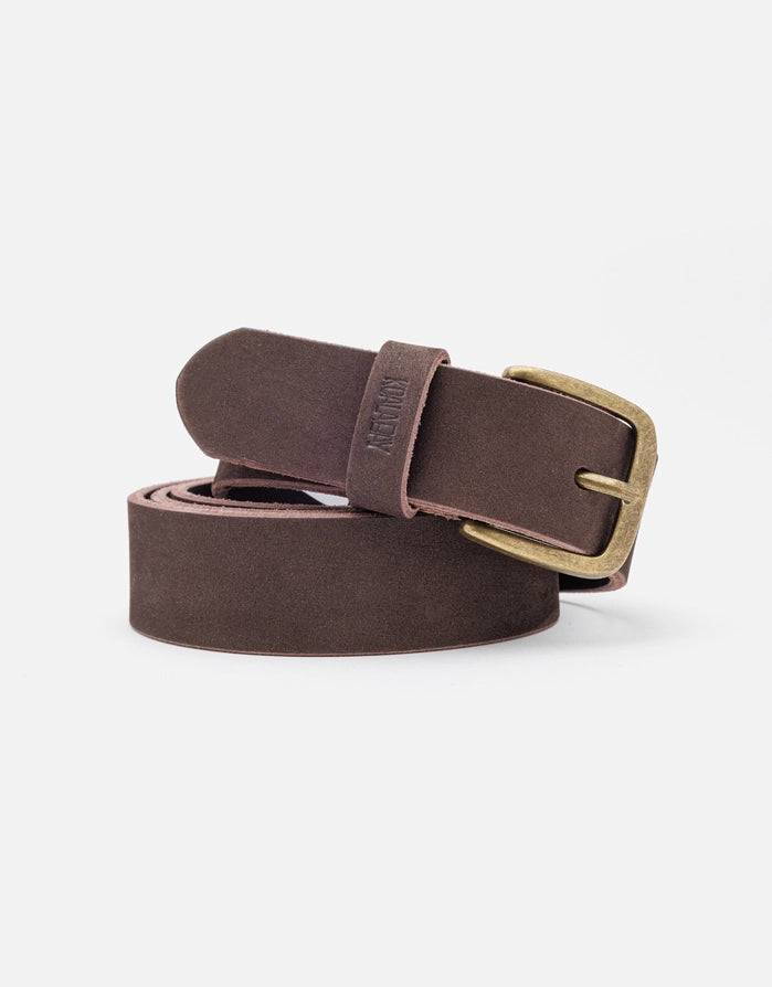 koala bay Cinturón Piel con Hebilla Marrón - Kai