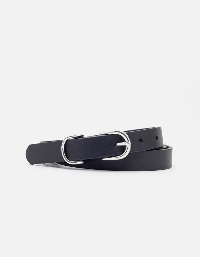 koala bay Cinturón Piel Fino Negro - Marisa