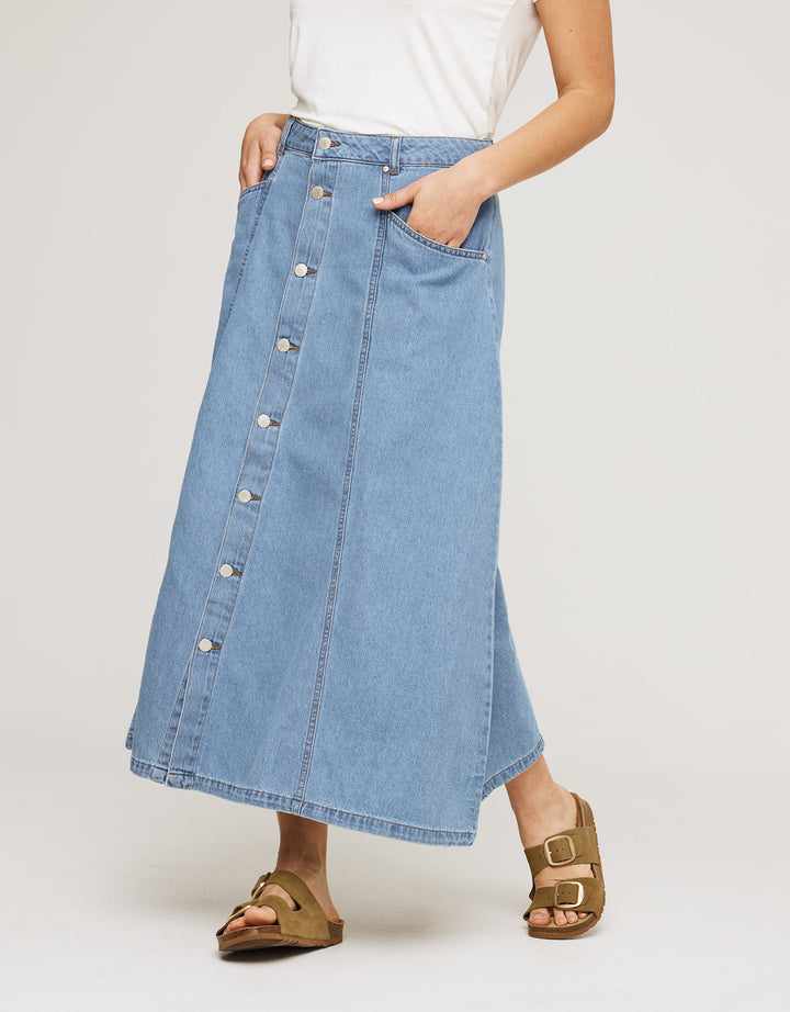 Koala Bay Falda Larga Denim - Jorta