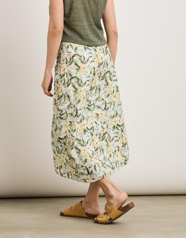 Koala Bay Falda Midi Amarillo - Ilche