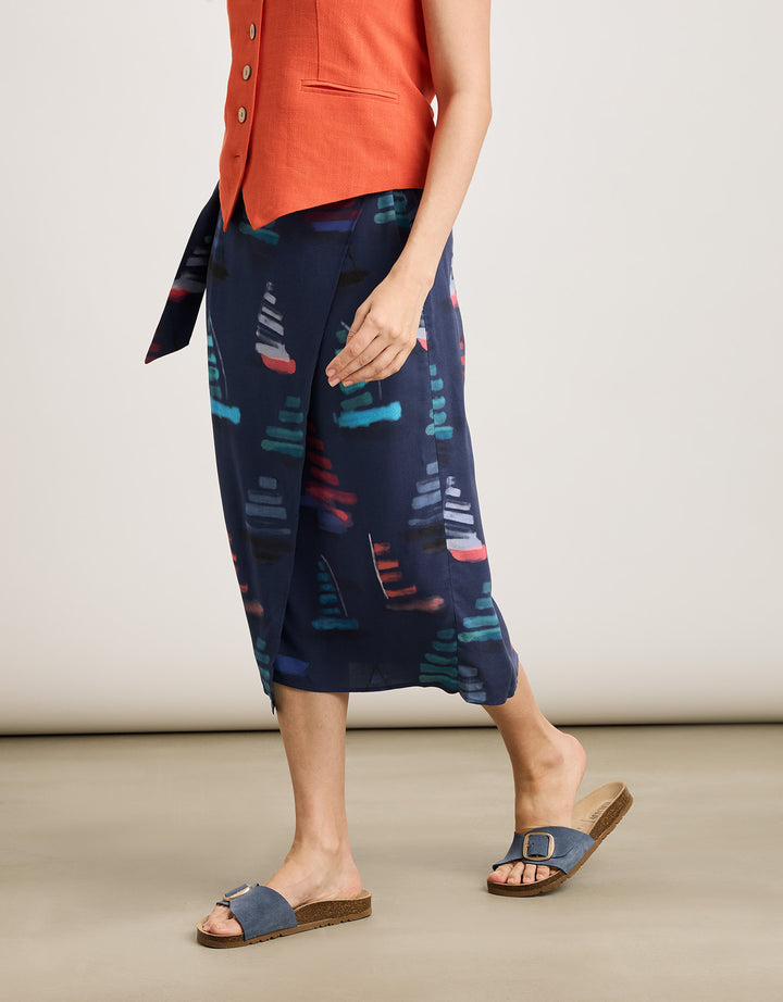 Koala Bay Falda Midi Azul - Viden