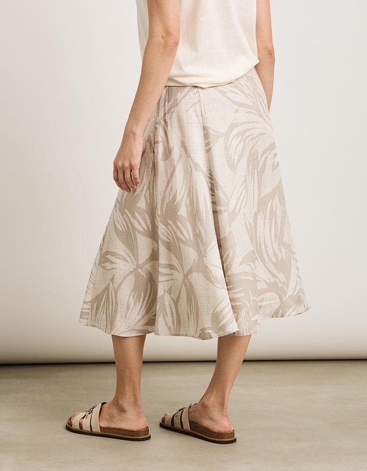 Koala Bay Falda Midi Beige - Trofe