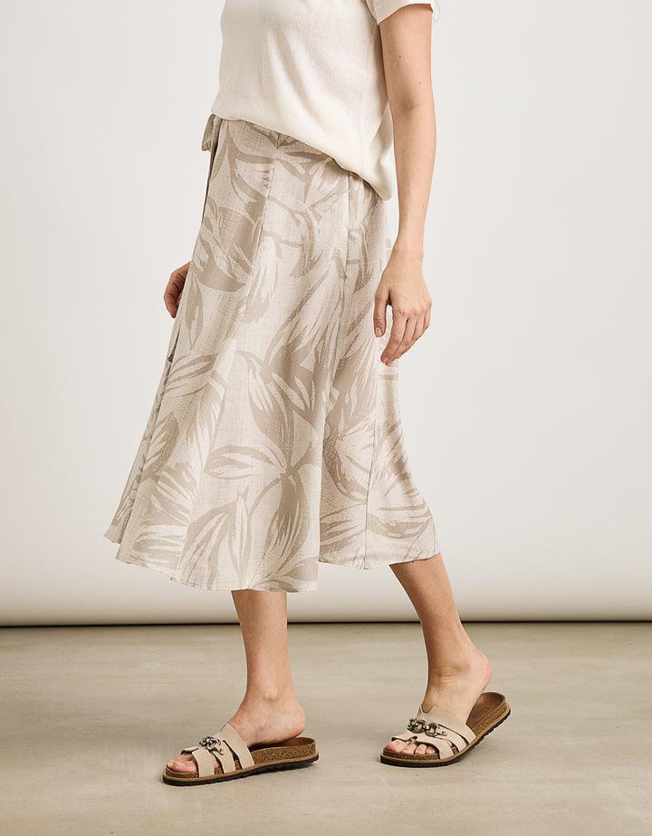 Koala Bay Falda Midi Beige - Trofe