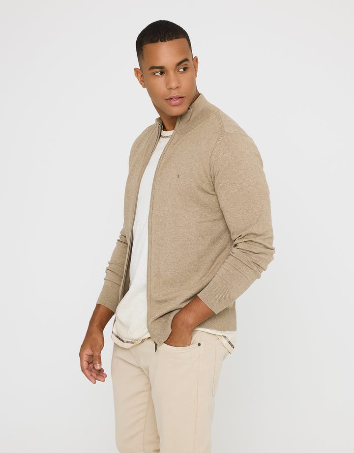 Koala Bay Jersey Con Cremallera Beige - Picos