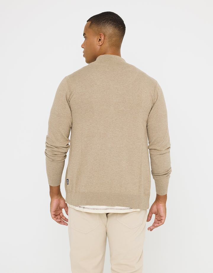 Koala Bay Jersey Con Cremallera Beige - Picos