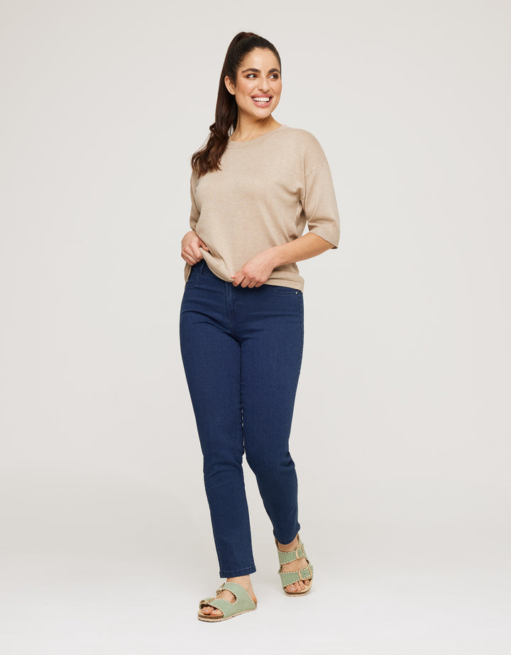 Koala Bay Jersey Manga Corta Beige - Krekla