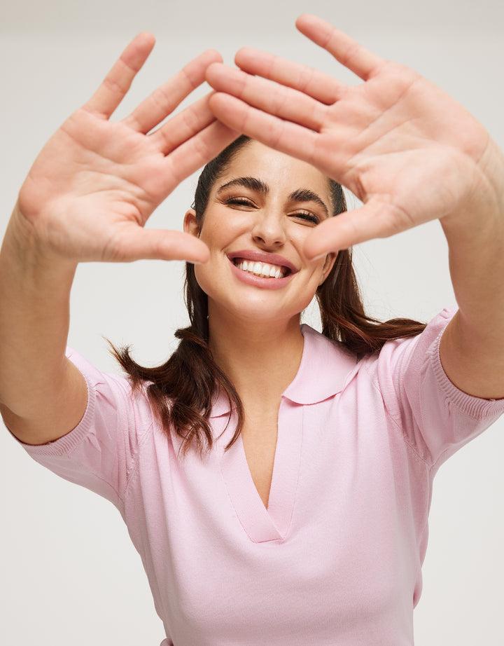 Koala Bay Jersey Manga Corta Rosa - Baju