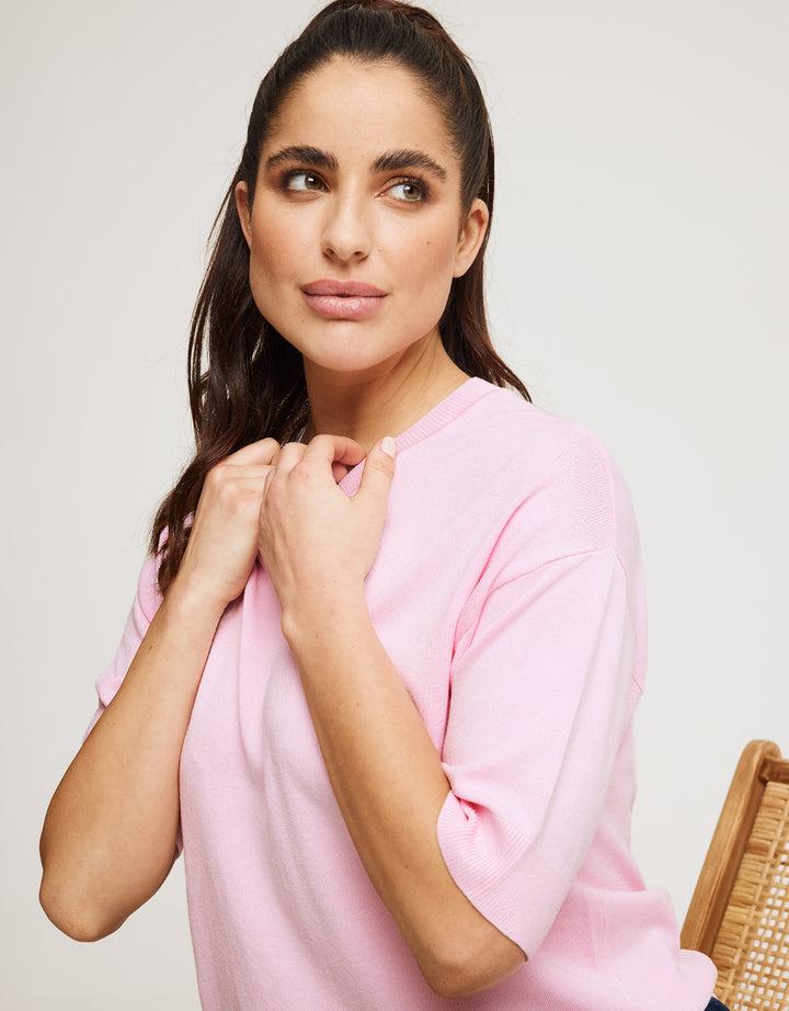 koala Bay Jersey Manga Corta Rosa - Krekla