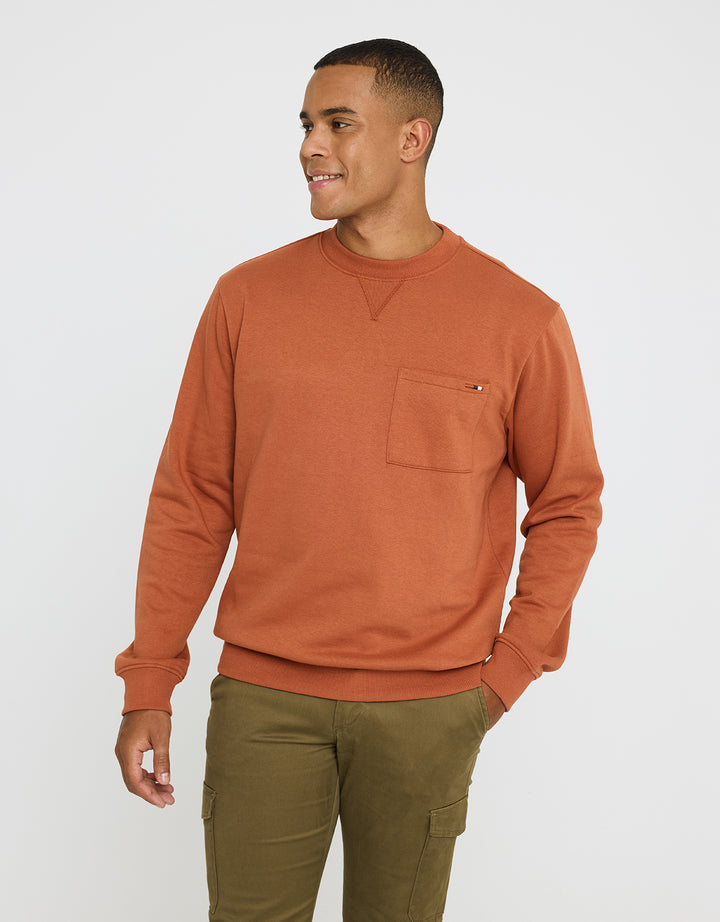 koala bay Jersey Manga Larga Bolsillo Naranja - Maze