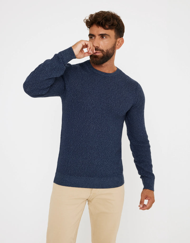 koala bay Jersey Textura Azul Marino - Tuter