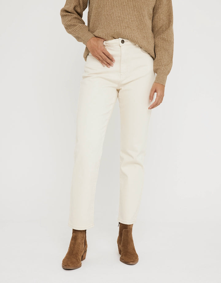 Koala Bay Pantalón Denim Blanco - Brady