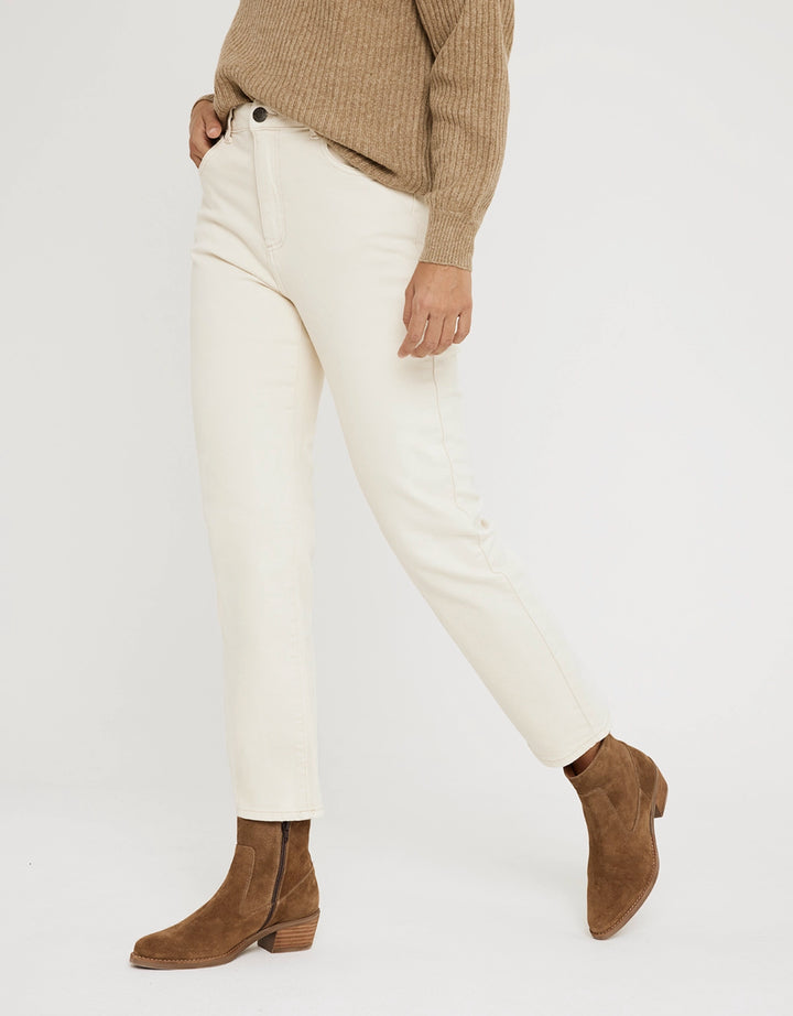 Koala Bay Pantalón Denim Blanco - Brady