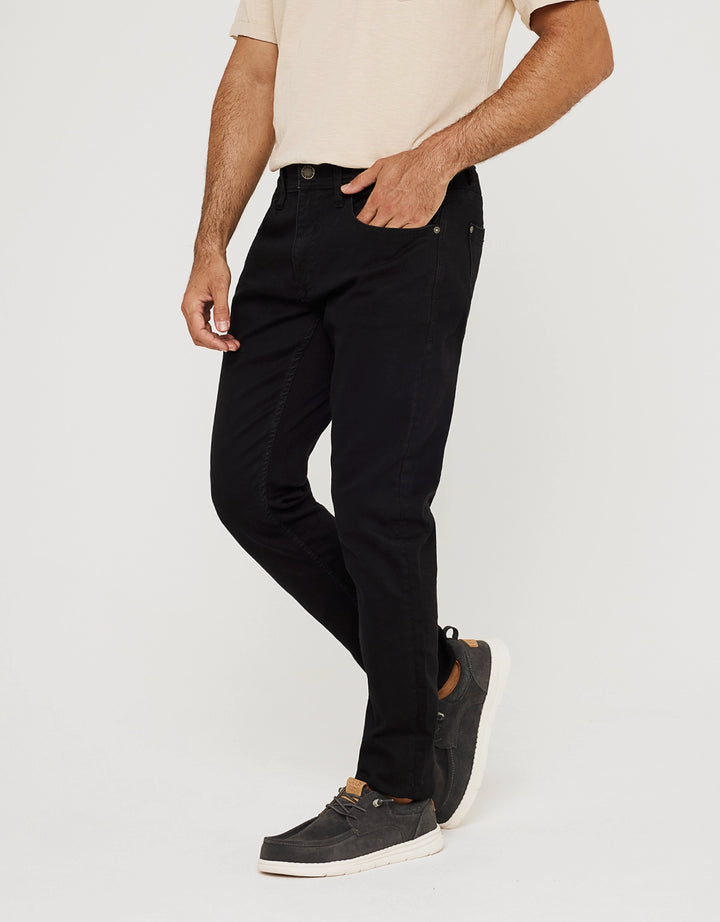 Koala Bay Pantalón Denim Negro - Lordseat