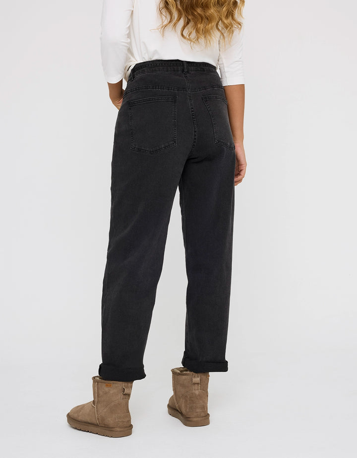 Koala Bay Pantalón Denim Negro - Nevis
