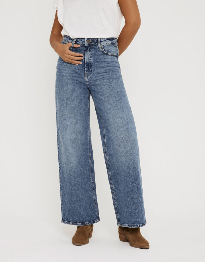 Koala Bay Pantalón Denim Wide Leg - Bates