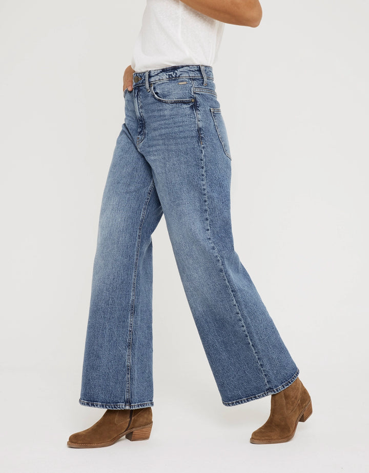 Koala Bay Pantalón Denim Wide Leg - Bates
