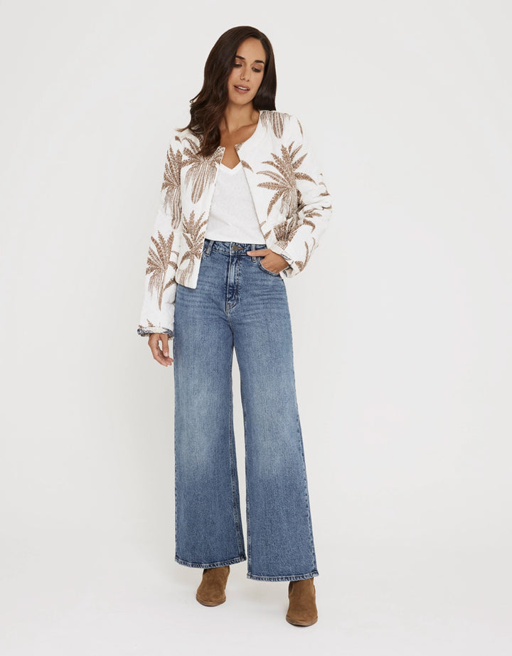 koala bay Pantalón Denim Wide Leg - Bates