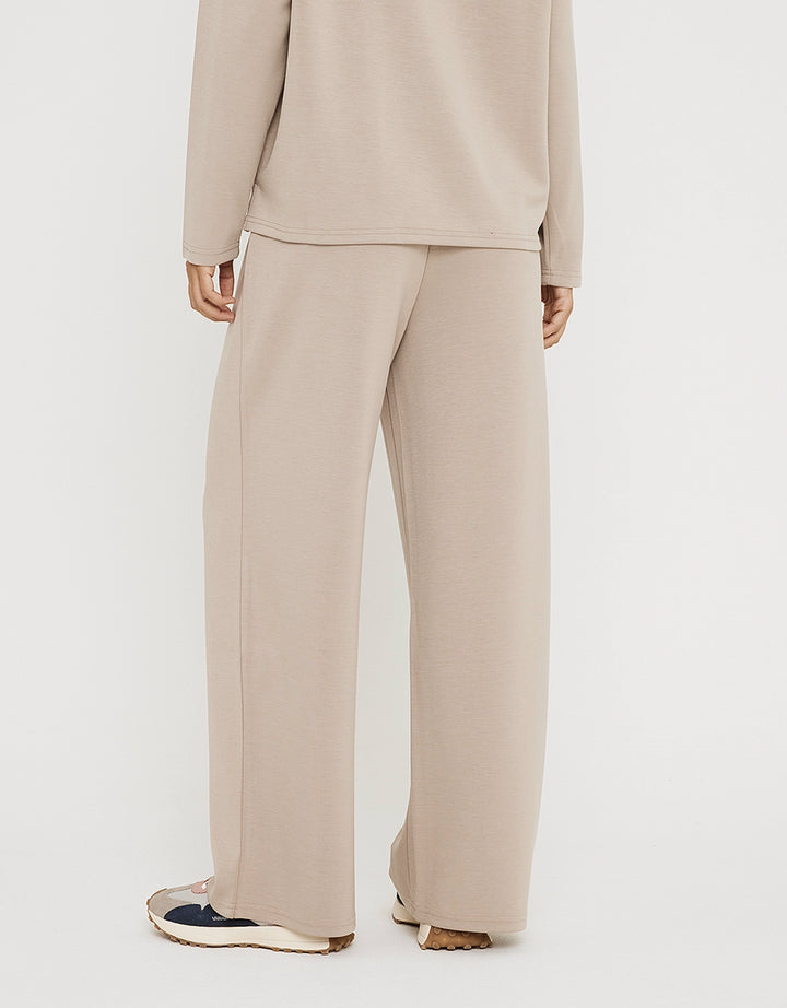 Koala Bay Pantalón Largo Ancho Modal Beige - Forest