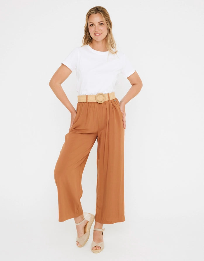 Koala Bay Pantalón Largo Con Cinturón - Terdam