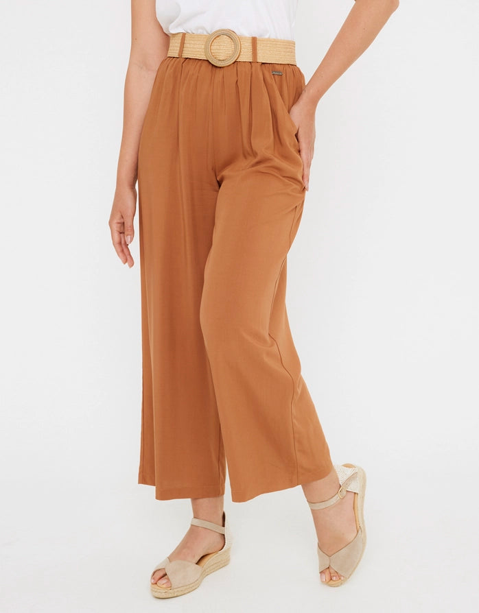 koala bay Pantalón Largo con Cinturón - Terdam