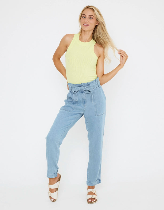 Koala Bay Pantalón Largo Denim Claro - Bangla