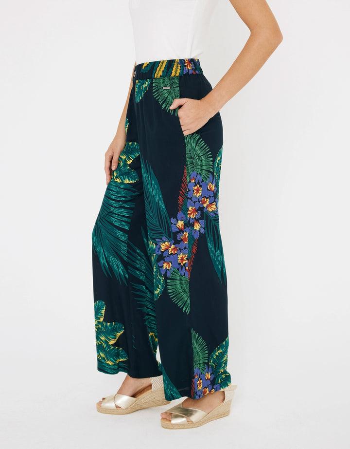 Koala Bay Pantalón Largo Fluido Botón - Conwy