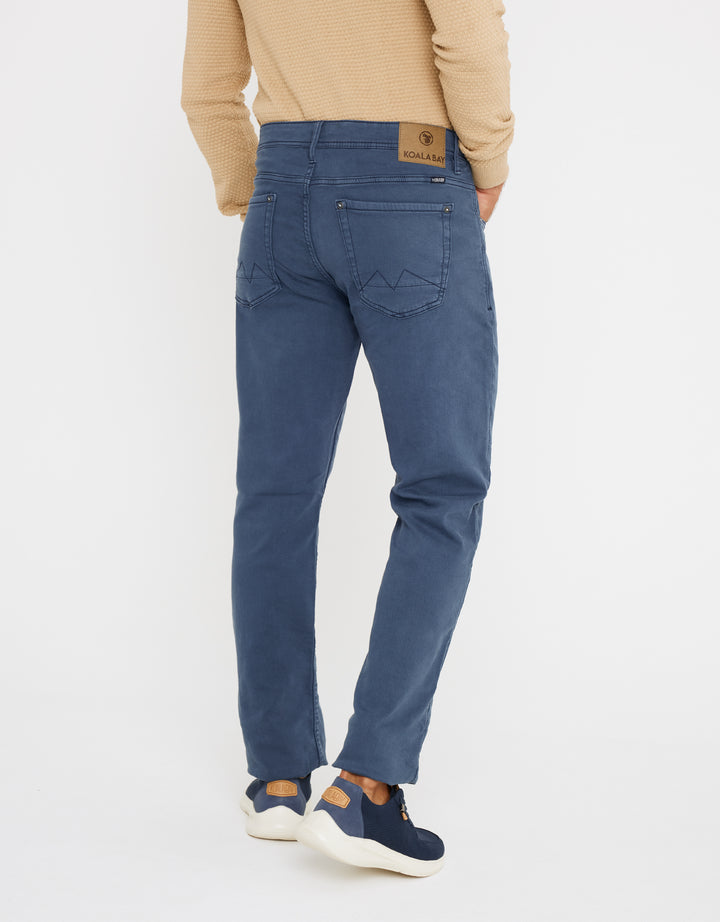 Koala Bay Pantalón Largo Jean Azul Marino - East