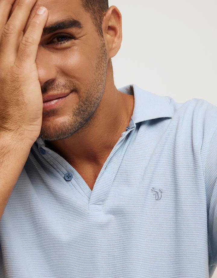 Koala Bay Polo Manga Corta Algodón Azul - Tome