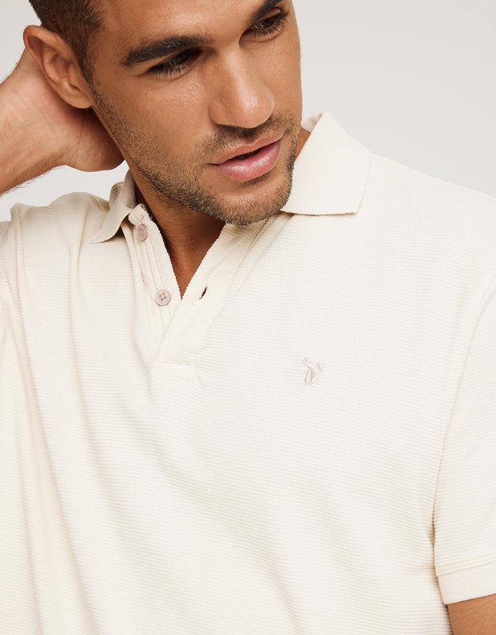 Koala Bay Polo Manga Corta Algodón Beige - Tome