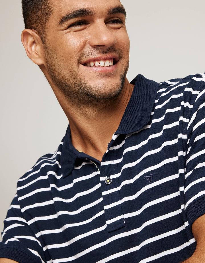 Koala Bay Polo Manga Corta Azul Marino - Leopold