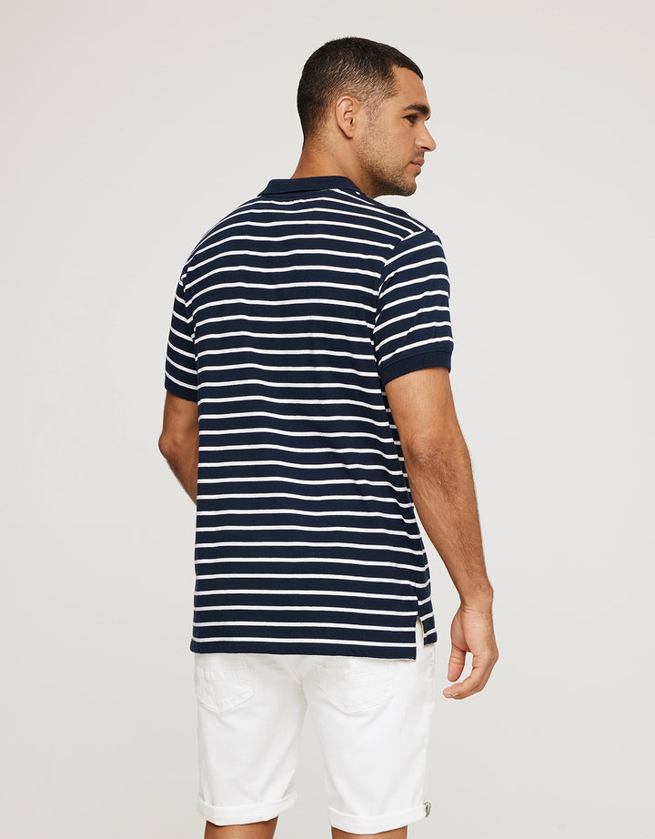 Koala Bay Polo Manga Corta Azul Marino - Leopold