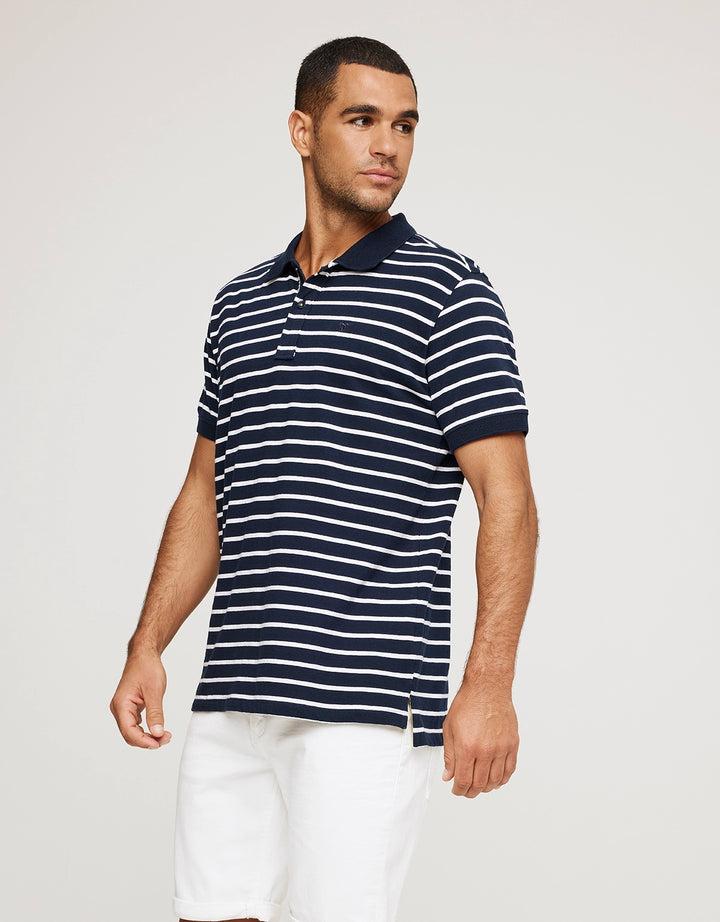 Koala Bay Polo Manga Corta Azul Marino - Leopold