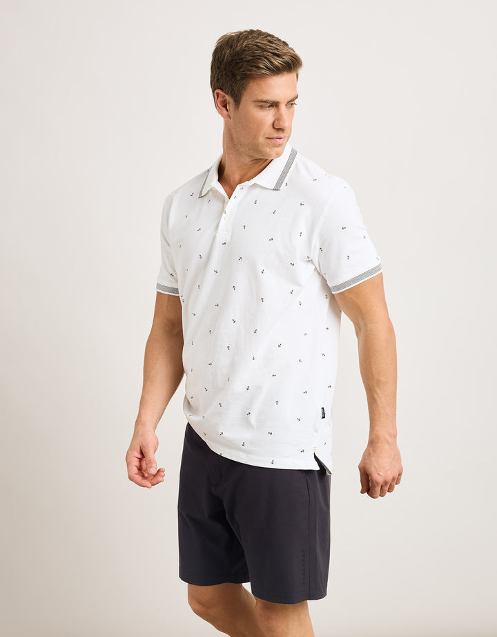 Koala Bay Polo Manga Corta Blanco - Flinders