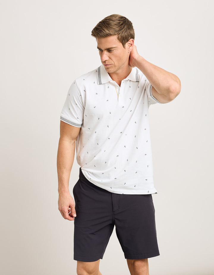 koala bay Polo Manga Corta Blanco - Flinders