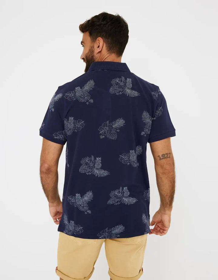 Koala Bay Polo Manga Corta Estampado - Pakiri