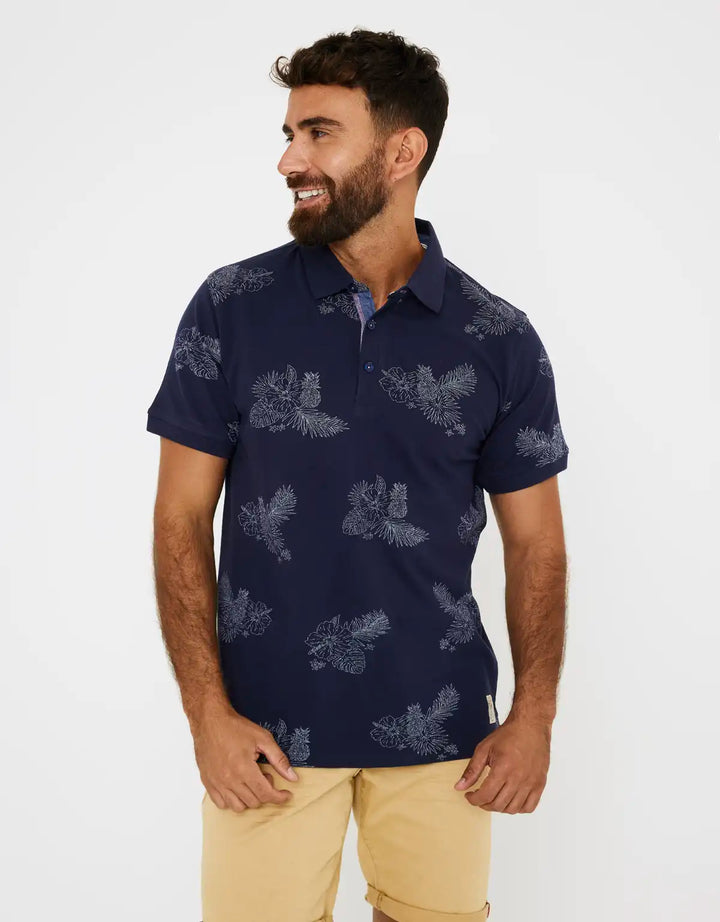 koala bay Polo Manga Corta Estampado - Pakiri