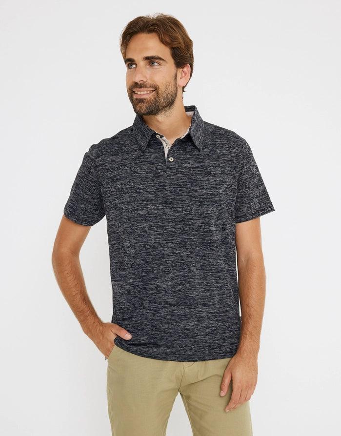 koala bay Polo Manga Corta Negro - Harpo