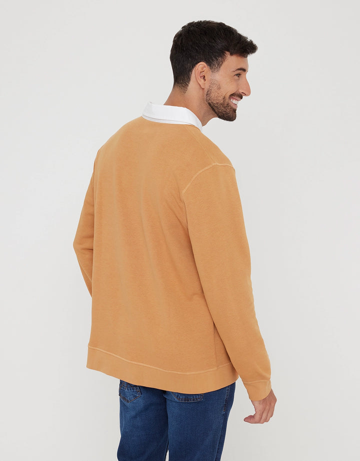 Koala Bay Polo Manga Larga Camel - Panay