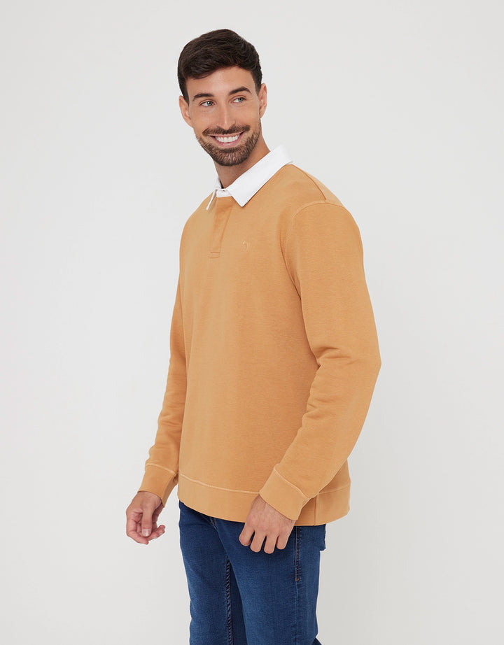 Koala Bay Polo Manga Larga Camel - Panay