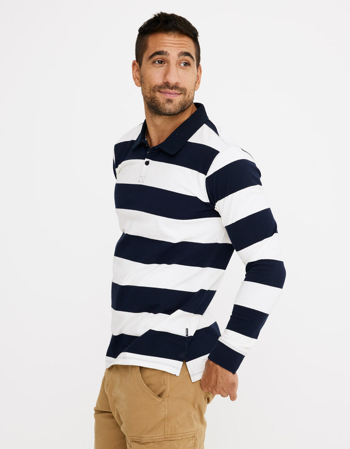 Koala Bay Polo Manga Larga Rayas - Jaybe